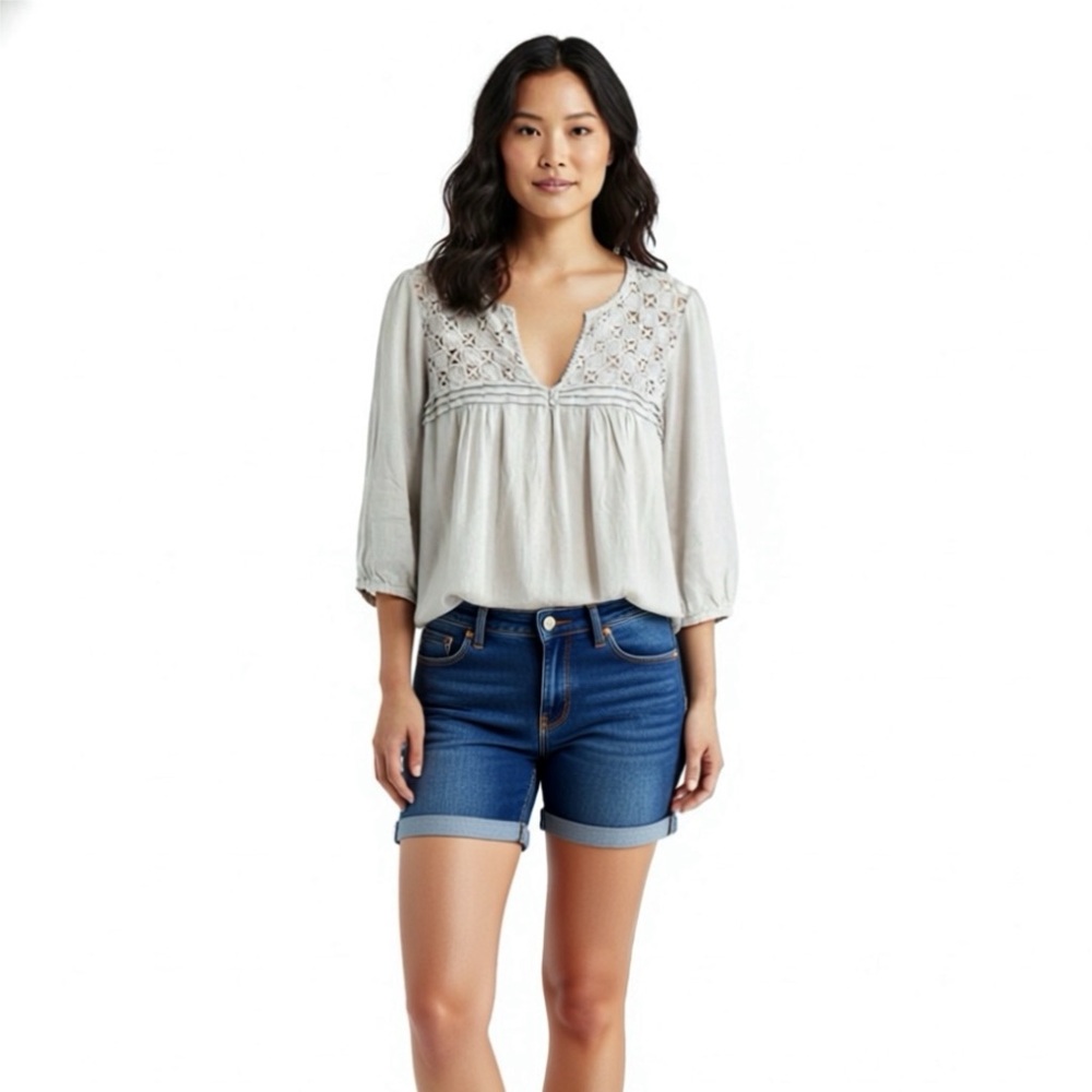 Elegant White Lace Blouse